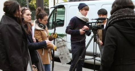 Tournage au conservatoire du cinéma français 