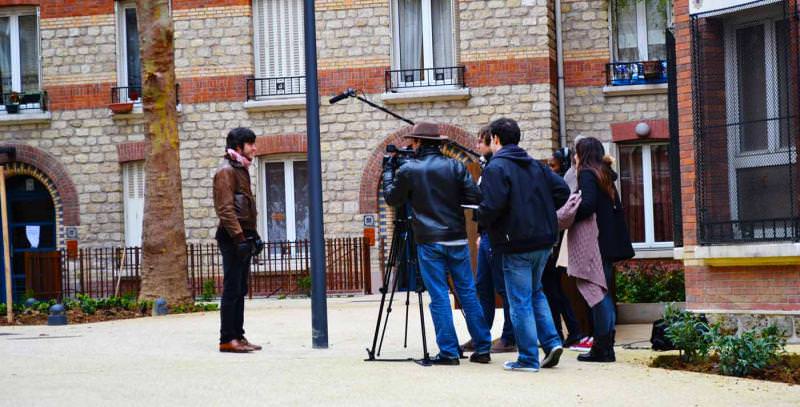 Tournage en 2ème année d'école de cinéma CLCF - Promotion 2014