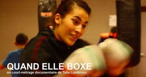 Mathilde, promo 2014, soutient le film "quand elle boxe" Mathilde, promo 2014, soutient le film "quand elle boxe"